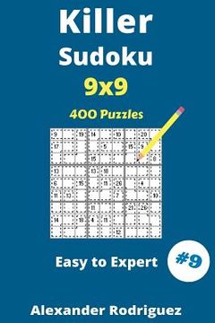 portada Killer Sudoku Puzzles - Easy to Expert 400 vol. 9 (en Inglés)