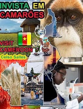 portada INVISTA EM CAMARÕES - Visit Cameroon - Celso Salles: Coleção Invista em África (en Portugués)