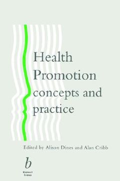 portada health promotion: concepts and practice (en Inglés)