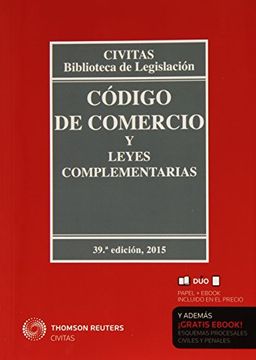 portada Código De Comercio Y Leyes Complementarias (Biblioteca de Legislación)