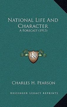 portada national life and character: a forecast (1913) (in English)