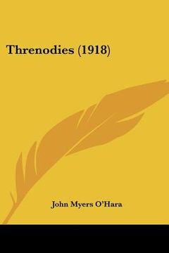 portada threnodies (1918) (en Inglés)