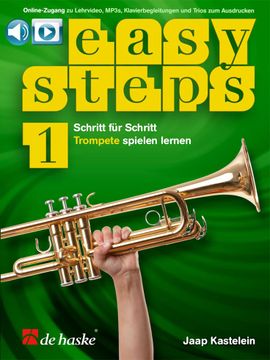 portada Easy Steps 1 Trompete (De) - Schritt fur Schritt Trompete Spielen Lernen - Recueil + Audio Online (in German)