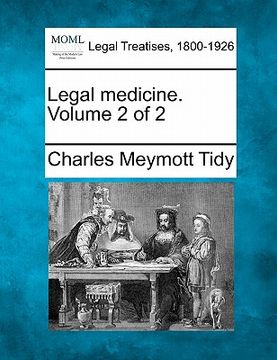 portada legal medicine. volume 2 of 2 (in English)