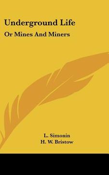 portada underground life: or mines and miners (in English)