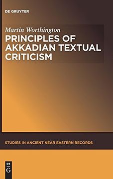 portada Principles of Akkadian Textual Criticism (en Inglés)