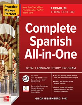 portada Practice Makes Perfect: Complete Spanish All-In-One, Premium Third Edition