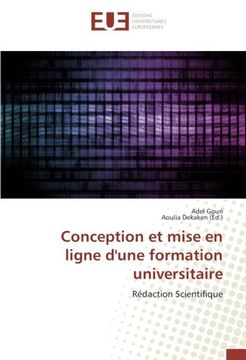 portada Conception et mise en ligne d'une formation universitaire (OMN.UNIV.EUROP.)