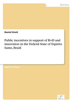 portada Public incentives in support of R+D and innovation in the Federal State of Espirito Santo, Brazil