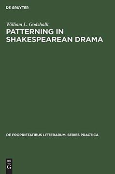 portada Patterning in Shakespearean Drama (en Alemán)