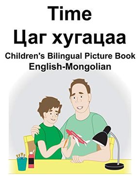 portada English-Mongolian Time Children's Bilingual Picture Book 