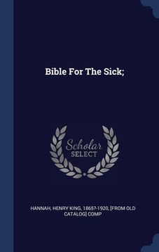 portada Bible For The Sick;
