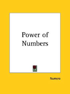 portada power of numbers (en Inglés)