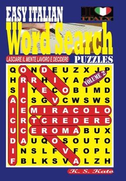 portada EASY ITALIAN Word Search Puzzles. Vol. 2 (Volume 2) (Italian Edition)