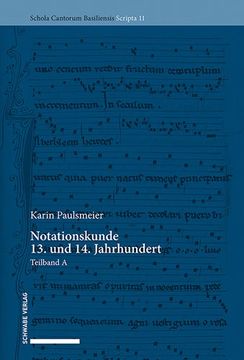 portada Notationskunde 13. Und 14. Jahrhundert -Language: German (en Alemán)