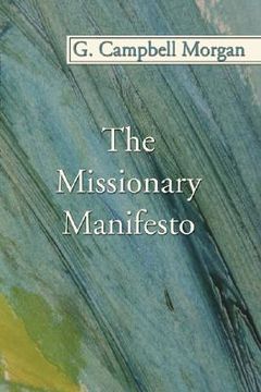 portada the missionary manifesto (en Inglés)