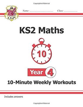 portada New KS2 Maths 10-Minute Weekly Workouts - Year 4