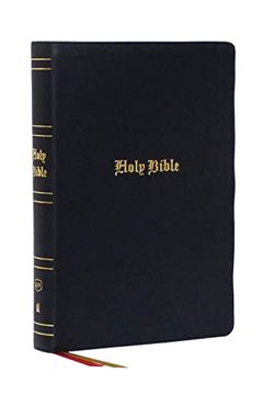 portada Kjv Holy Bible, Super Giant Print Reference Bible, Black, Genuine Leather, 43,000 Cross References, red Letter, Comfort Print: King James Version (in English)