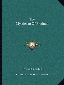portada the mysticism of plotinus (en Inglés)