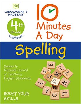 portada 10 Minutes a day Spelling, 4th Grade: Helps Develop Strong English Skills (en Inglés)