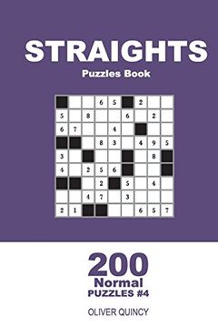 portada Straights Puzzles Book - 200 Normal Puzzles 9x9 (Volume 4) (en Inglés)