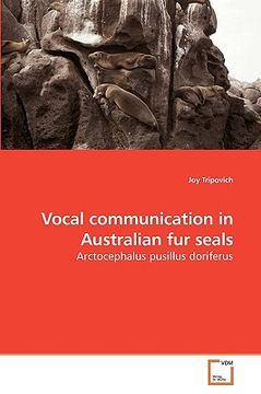portada vocal communication in australian fur seals (en Inglés)