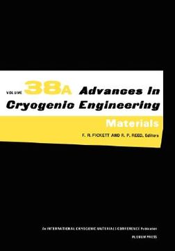 portada advances in cryogenic engineering (materials) (en Inglés)
