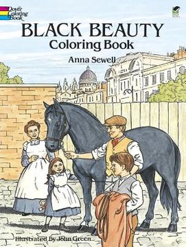 portada black beauty coloring book (en Inglés)