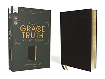 portada Nasb, the Grace and Truth Study Bible, European Bonded Leather, Black, red Letter, 1995 Text, Comfort Print: New American Standard Bible, Black,. Leather, red Letter, 1995 Text, Comfort Print (in English)