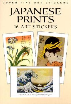 portada Japanese Prints: 16 art Stickers (Dover art Stickers) (en Inglés)