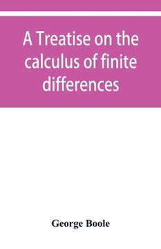 portada A treatise on the calculus of finite differences (en Inglés)