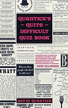 portada Quantick's Quite Difficult Quiz Book (en Inglés)