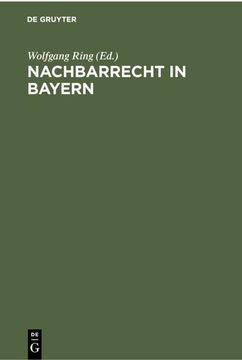 portada Nachbarrecht in Bayern (en Alemán)