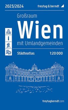 portada Wien Großraum, Städteatlas 1: 20. 000, 2023/2024, Freytag & Berndt