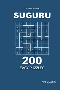 portada Suguru - 200 Easy Puzzles 9x9 (Volume 10) (en Inglés)