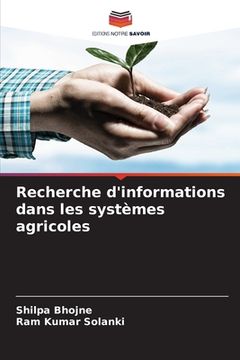 portada Recherche d'informations dans les systèmes agricoles (en Francés)