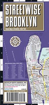 portada Streetwise Brooklyn Map - Laminated City Center Street Map of Brooklyn, New York (Michelin Streetwise Maps) (en Inglés)