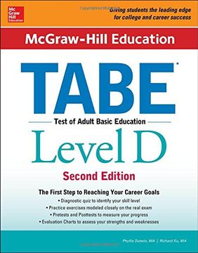 portada McGraw-Hill Education TABE Level D, Second Edition (Test Prep) (in English)