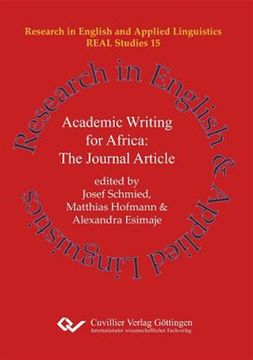 portada Academic Writing for Africa: The Journal Article (en Inglés)