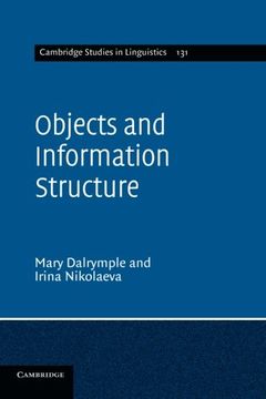 portada Objects and Information Structure (Cambridge Studies in Linguistics) (en Inglés)
