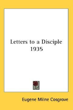 portada letters to a disciple 1935 (in English)