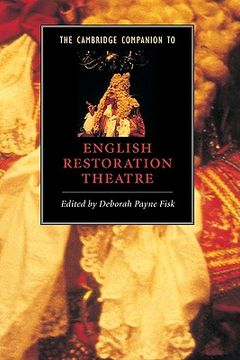 portada The Cambridge Companion to English Restoration Theatre Hardback (Cambridge Companions to Literature) (in English)