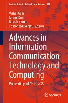 portada Advances in Information Communication Technology and Computing: Proceedings of Aictc 2022 (en Inglés)