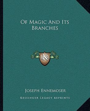 portada of magic and its branches (en Inglés)