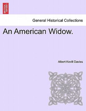 portada an american widow. (in English)