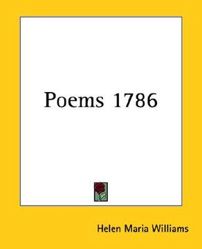 portada poems 1786 (en Inglés)