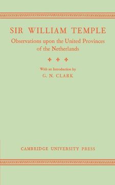 portada Observations Upon the United Provinces of the Netherlands (en Inglés)
