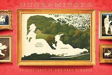 portada Hugs and Misses: 30 Postcards of Awkward Romance (Postcard Books) 