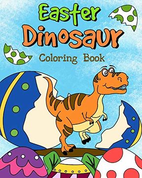 portada Easter Dinosaur Coloring Book (en Inglés)