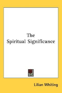 portada the spiritual significance